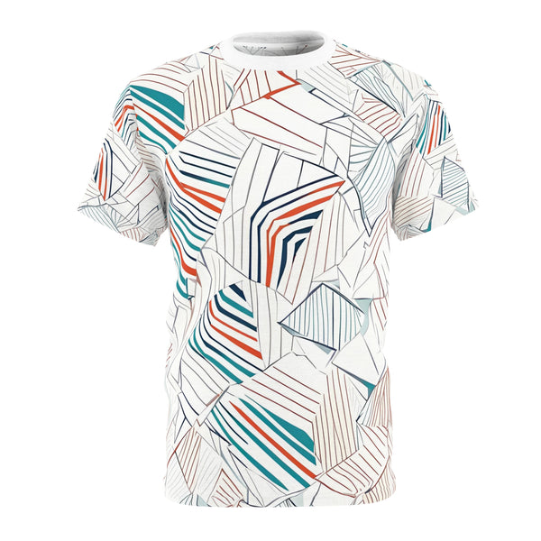 Geometric Unisex Cut & Sew Tee (AOP T-shirt)