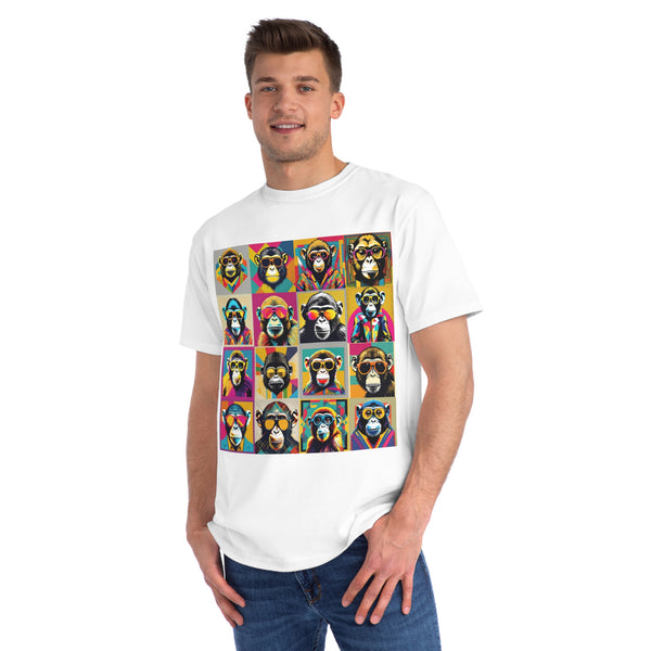 Monkey Pop Art Organic Unisex Classic T-Shirt