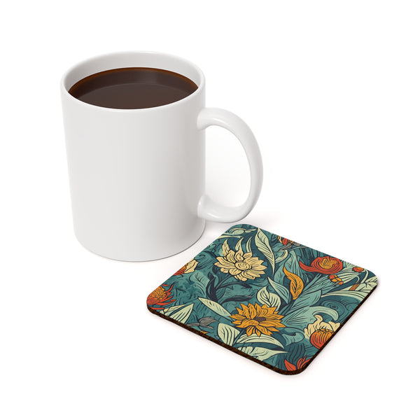 Flower Cork Back Coaster