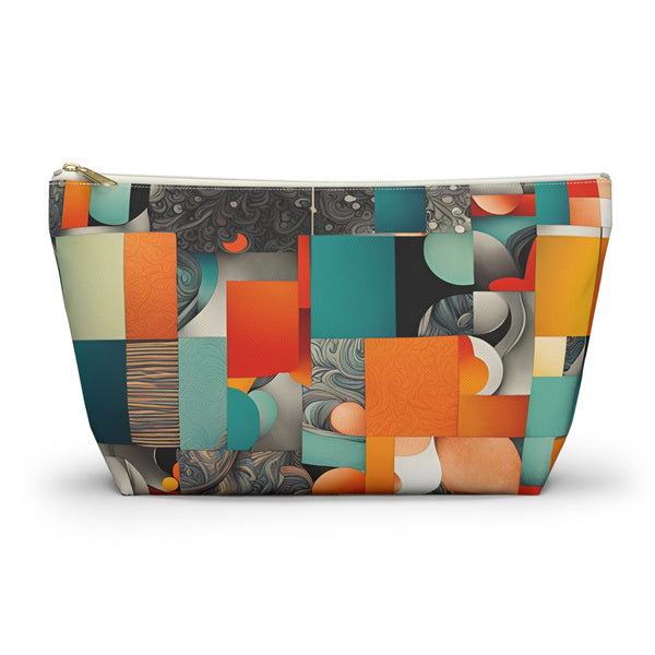 Cubic Pattern - Travel Pouch w T-bottom