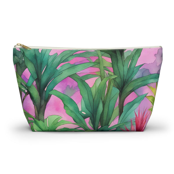 Pink Tropical - Travel Pouch w T-bottom