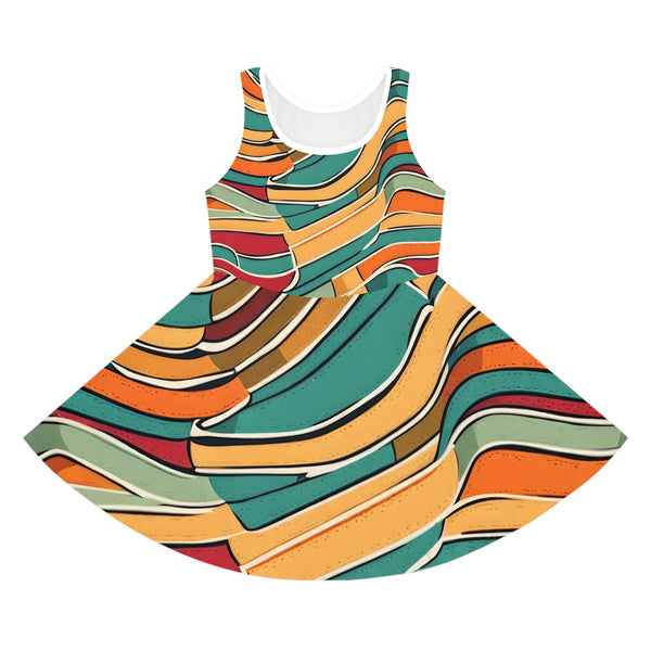 Girls' Sleeveless Sundress (AOP)