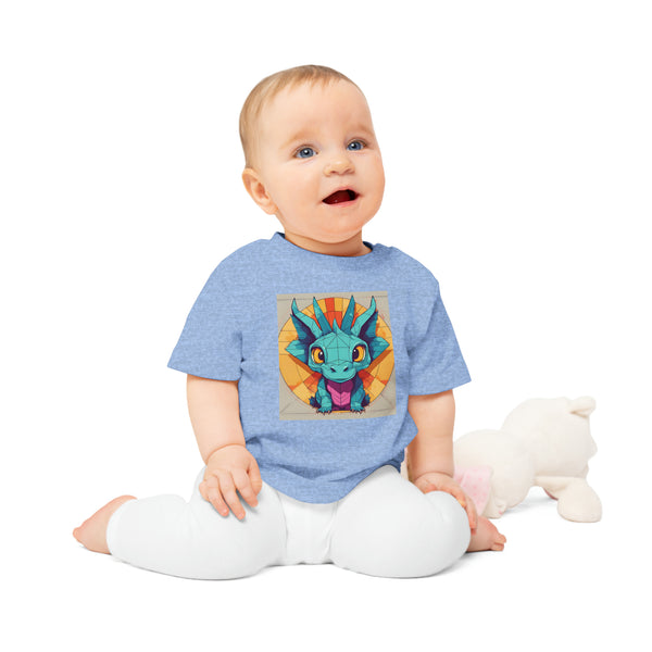 New Year Dragon Zodiac Organic Cotton Baby T-Shirt