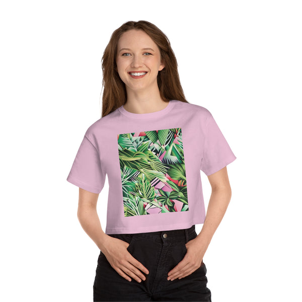 Tropical Champion Women's Heritage Cropped T-Shirt