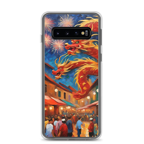 Lunar New Year Dragon Zodiac Sign Clear Case for Samsung®