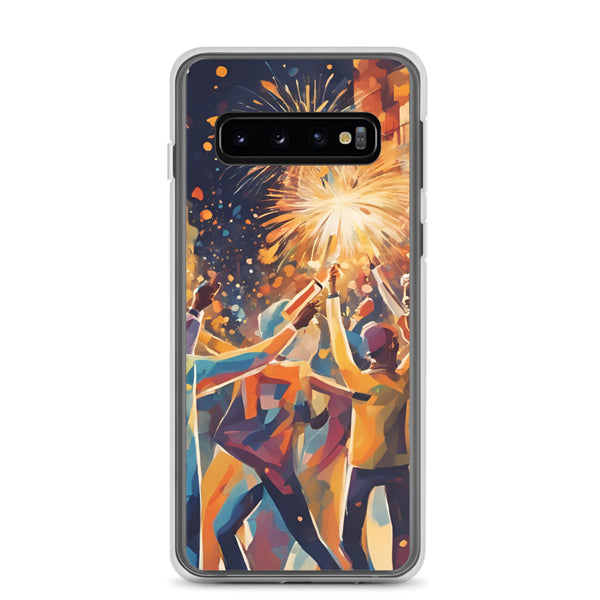 New Year Party Themed Clear Case for Samsung®