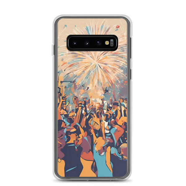 New Year Party Themed Clear Case for Samsung®