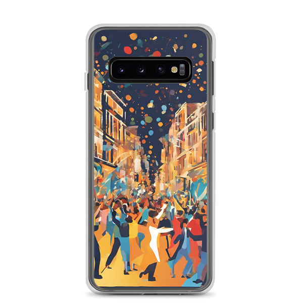 New Year Party Themed Clear Case for Samsung®