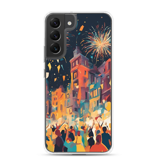 New Year Party Themed Clear Case for Samsung®