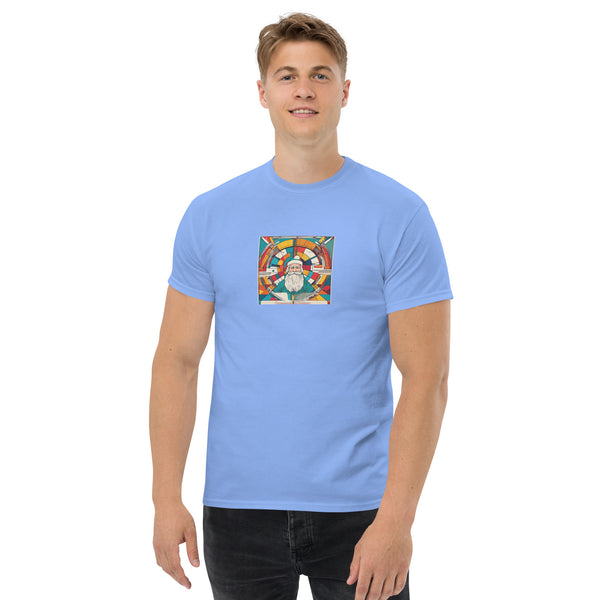 Men's Classic Artsy Christmas Santa Pop Art t-shirt