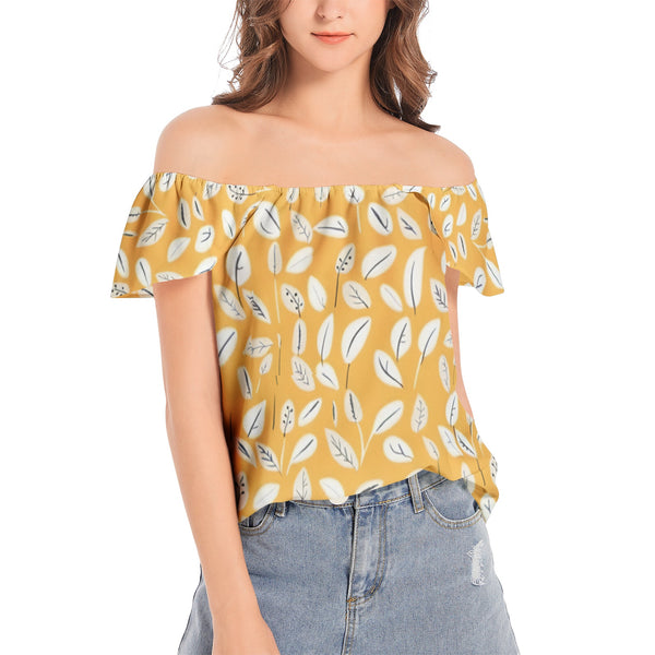 Casual Women's Off The Shoulder T-shirt